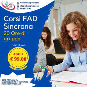 Corsi FAD Sincrona 20 Ore di gruppo